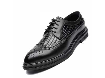 2021 Men Patent Leather Brogues Formal Shoes High Quality Designer Luxury Elegant Fashion Oxford Men's Dress Shoes