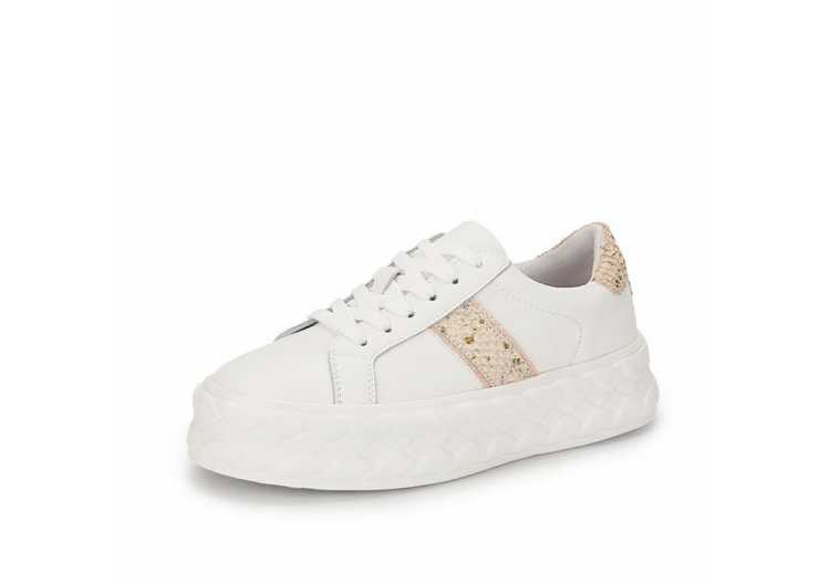 Women White Sneakers Flat Platform Shoes 2021 Fashion Thick bottom Casual Round toe student Sneakers Ladies