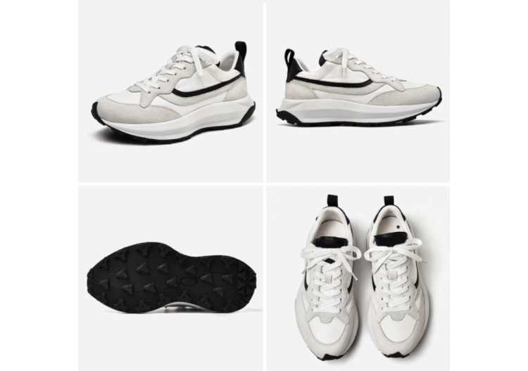 Sneakers Women Cow Suede Platform Shoes Patchwork Lace Up Round Toe Ladies Trainers Thick Bottom Handmade 29591