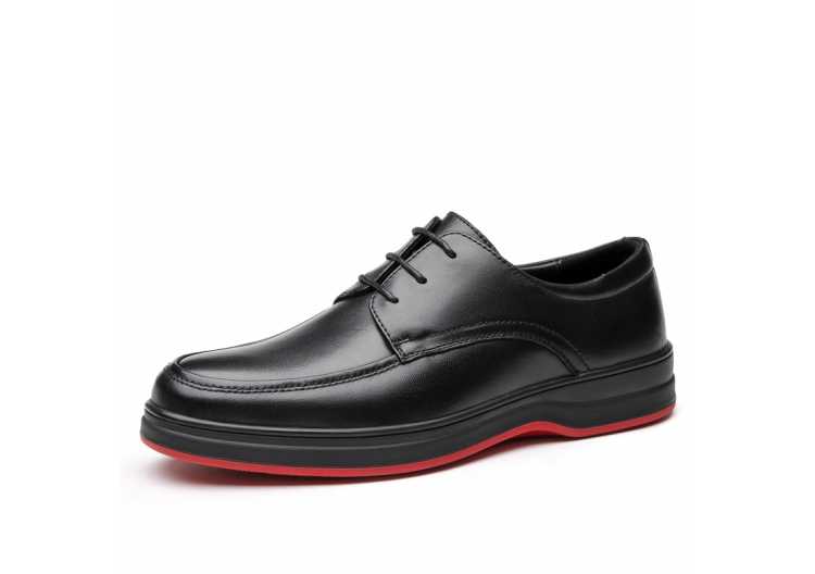 2021 New First Layer Cowhide Leather Shoes Business Casual Function Massage Leather Shoes Men Formal Wear Comfortable Shoes