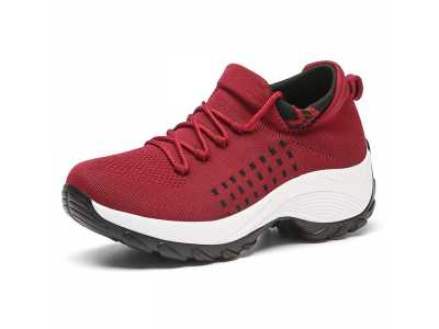 Trainers Ladies Mesh Lightweight Soft Breathable Sneakers Comfortable Durable Platform Casual Female Footwear Size35 39