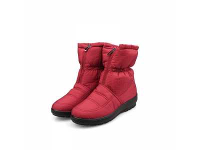 Women's Shoes Snow Boots Winter New Middle aged Snow Boots Mother Slip Warm Cotton Shoes Waterproof Women Winter Boots