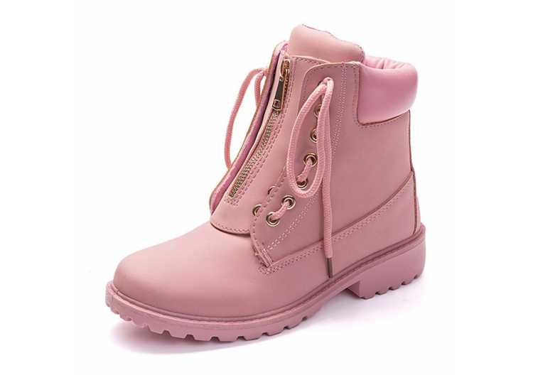 Women Boots New Women Spring Autumn Boots With Low Heels Shoes Woman Camouflage Leather Boots Ankle Botas