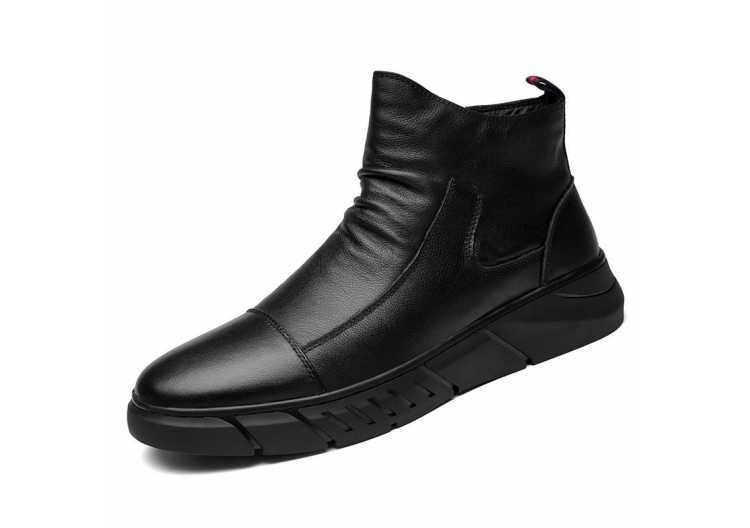 New Plus Cotton Winter Men Boots Mens Shoes Casual Botas De Hombre High Top Shoes Men High Quality Martin Boots Men Snow Boots